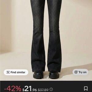 Black Flared Women's Jeans